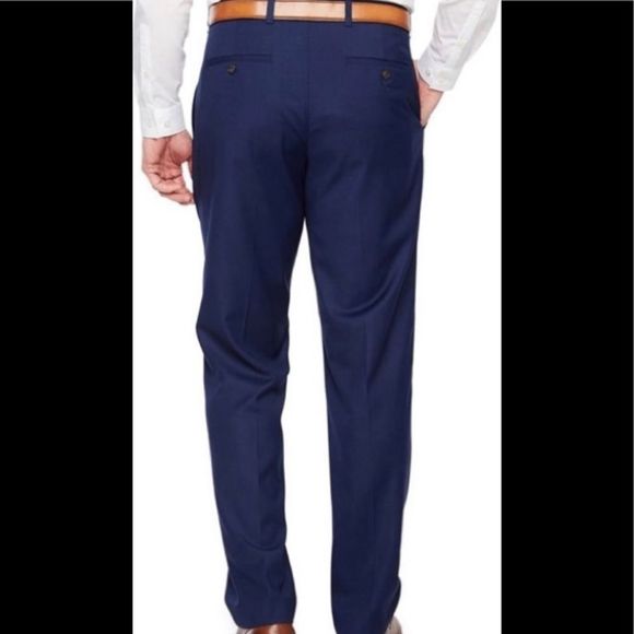 Stafford Blue suit Pants Size 48 NWT - Picture 4 of 7
